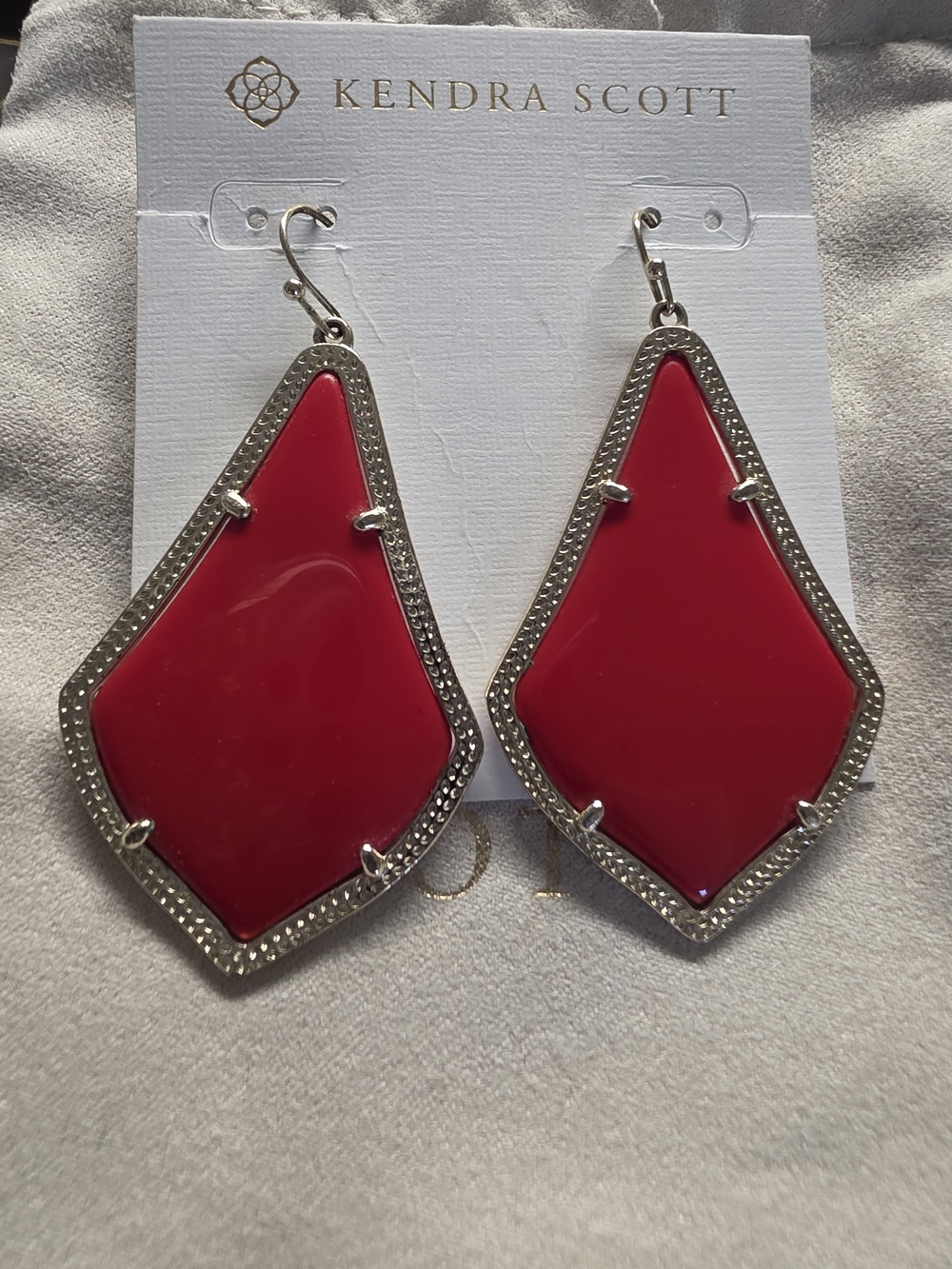 Kendra Scott Alexandra Red/ Gold Earring